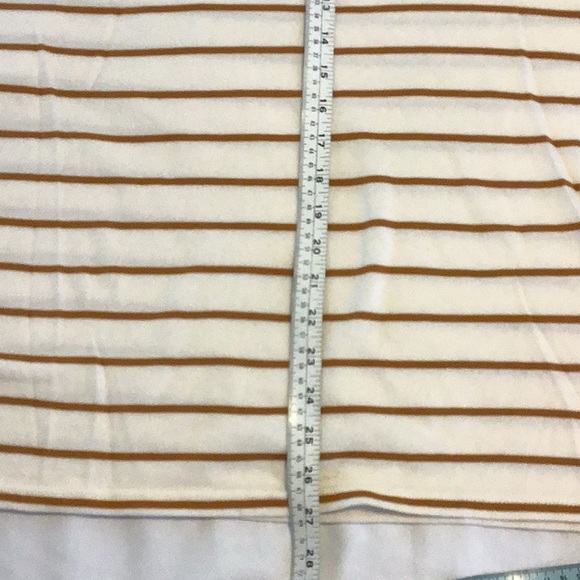 Tunic, XL, Ivory with gold stripes, New with tags. - Picture 4 of 7
